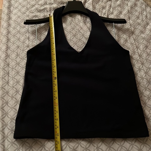 Chaps - Halter Tank Top - Navy Blue - Large - Picture 6 of 7